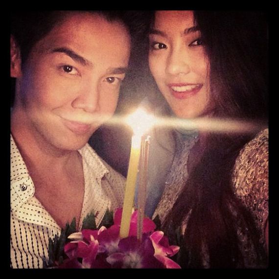 เก็บตก! ตามดูเหล่าดารา ในคืนวันลอยกระทง