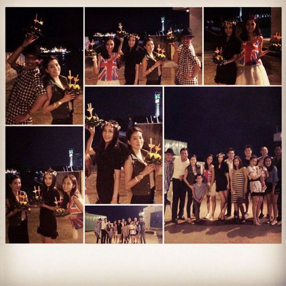 เก็บตก! ตามดูเหล่าดารา ในคืนวันลอยกระทง