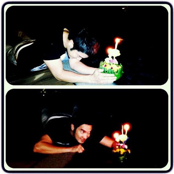 เก็บตก! ตามดูเหล่าดารา ในคืนวันลอยกระทง