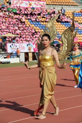 ขบวนพาเหรดกีฬาสี ร.ร.มารีย์วิทยา นครราชสีมา 2555