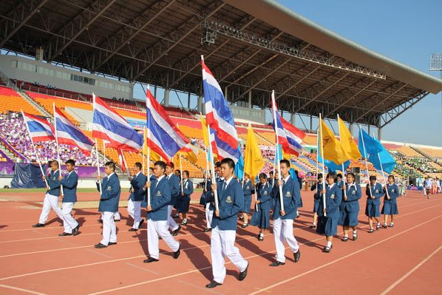 ขบวนพาเหรดกีฬาสี ร.ร.มารีย์วิทยา นครราชสีมา 2555