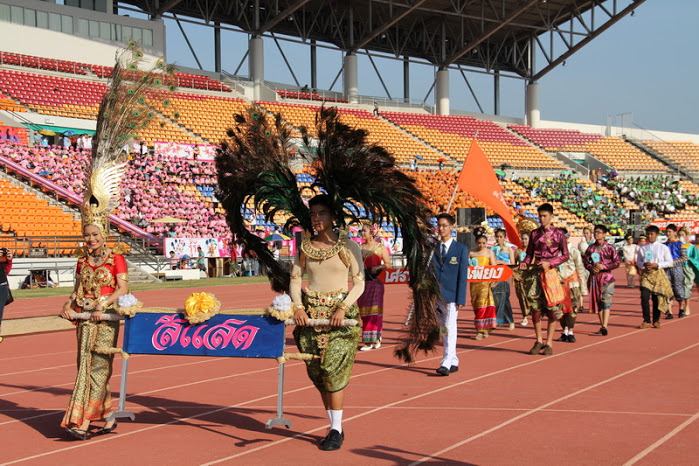 ขบวนพาเหรดกีฬาสี ร.ร.มารีย์วิทยา นครราชสีมา 2555