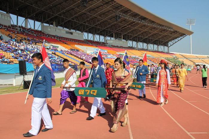 ขบวนพาเหรดกีฬาสี ร.ร.มารีย์วิทยา นครราชสีมา 2555