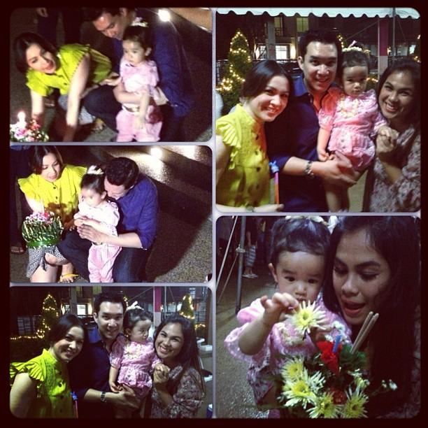 ควันหลง กบ-บรู๊ค จูงมือ น้องณดา เที่ยวงานลอยกระทง