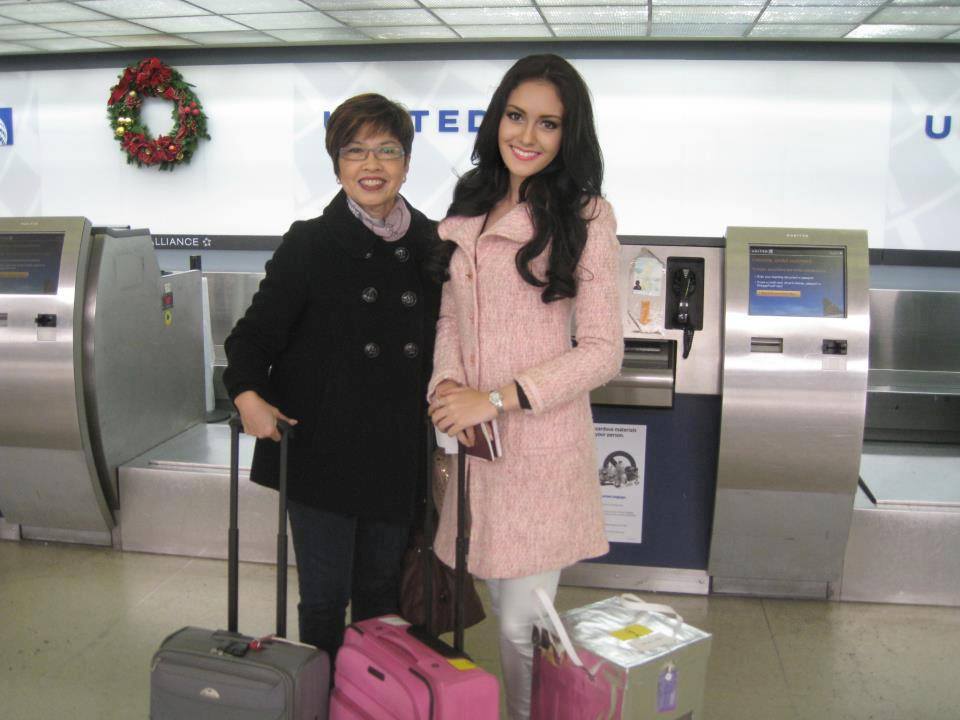 ริด้า ออกเดินทางจาก LA มุ่งหน้าสู่ Las Vegas เพื่อเข้ากองประกวดเช้านี้