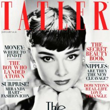 The Unseen... Audrey Hepburn @ Tatler UK Magazine January 2013