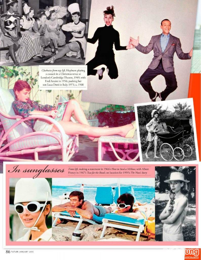 The Unseen... Audrey Hepburn @ Tatler UK Magazine January 2013