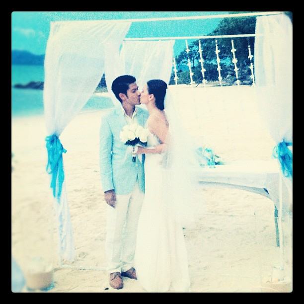 สุดชื่นมื่น! งานฉลองวิวาห์ ภูริ-แอน ที่เกาะนาคาน้อย เพื่อนพ้องคับคั่ง