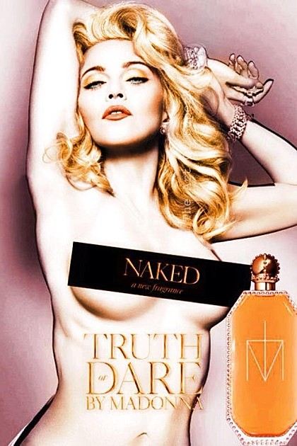 Madonna เปลือยอก โปรโมทน้ำหอม Truth or Dare