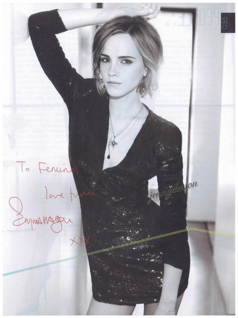 Emma Watson @ Femina magazine December 2012