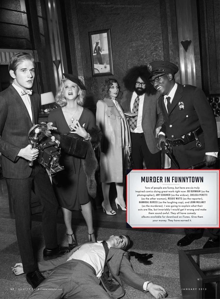 All-Star Comedy Issue! @ Vanity Fair January 2013