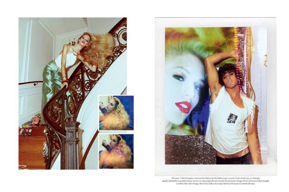 Vanessa Axente & Marlon Teixeira @ Vogue Italia December 2012