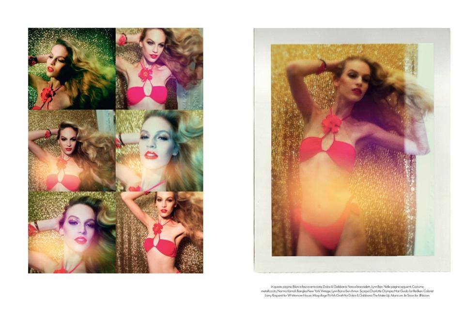 Vanessa Axente & Marlon Teixeira @ Vogue Italia December 2012