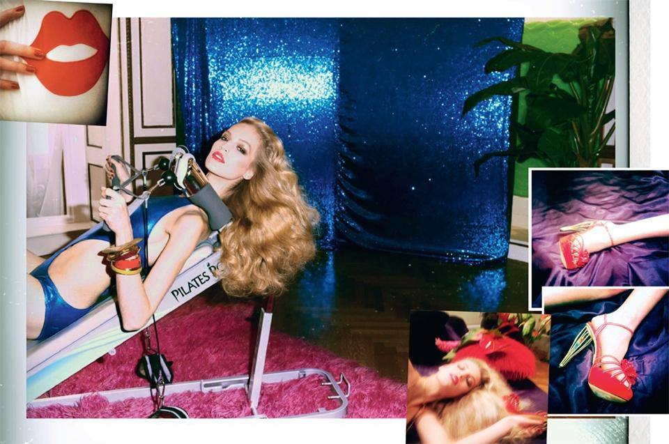 Vanessa Axente & Marlon Teixeira @ Vogue Italia December 2012