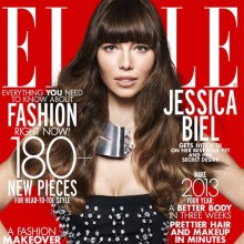 Jessica Biel @ Elle US January 2013