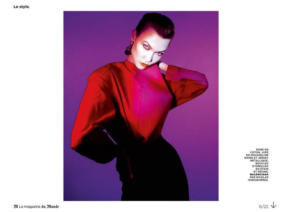 Karlie Kloss & Sean O'Pry @ M Le Monde December 2012