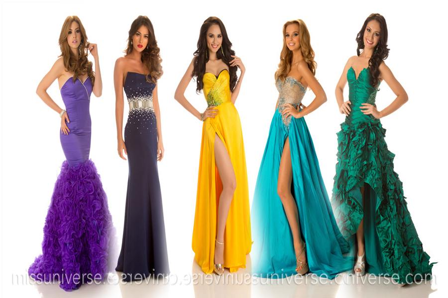 TOP 5 Best in Evening gown  Miss Universe 2012