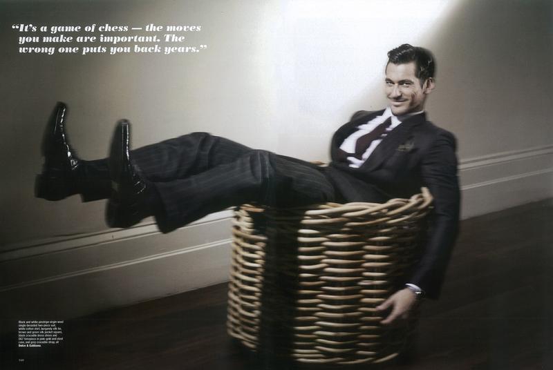 David Gandy @ The Rake Magazine F/W 12