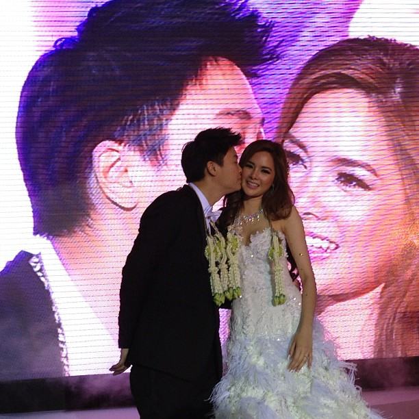 ชื่นมื่น! งานแต่ง มิ้ม อัมราภัสร์ กับทายาท รอยัล คลิฟ