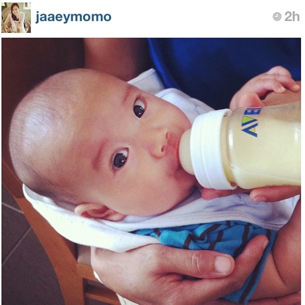 น้องแพทริก ลูกชายนิหน่า-แบงค์ น่ารัก น่าชัง