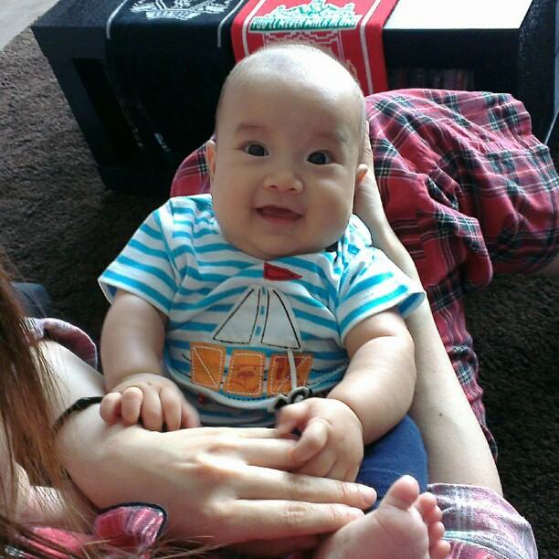 น้องแพทริก ลูกชายนิหน่า-แบงค์ น่ารัก น่าชัง