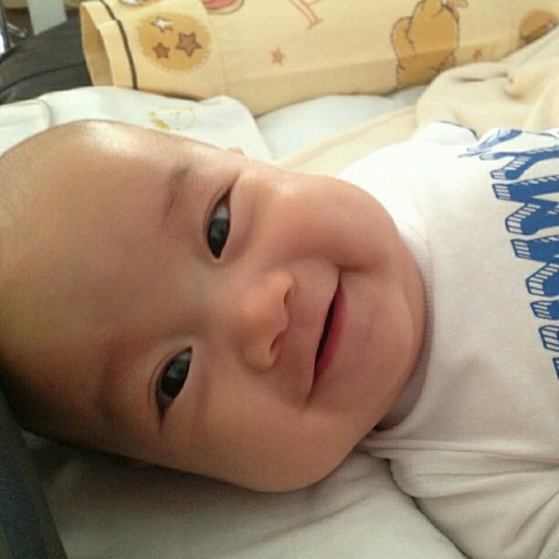 น้องแพทริก ลูกชายนิหน่า-แบงค์ น่ารัก น่าชัง