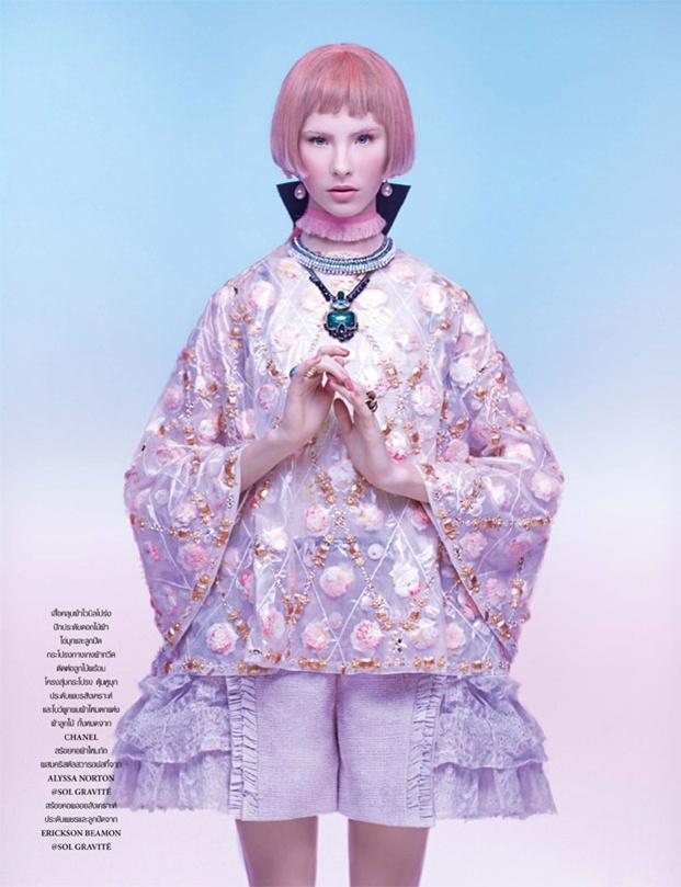 Polina @ L'Officiel Thailand vol.1 no.10 December 2012