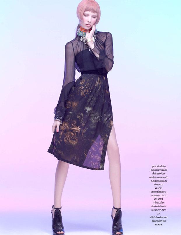 Polina @ L'Officiel Thailand vol.1 no.10 December 2012