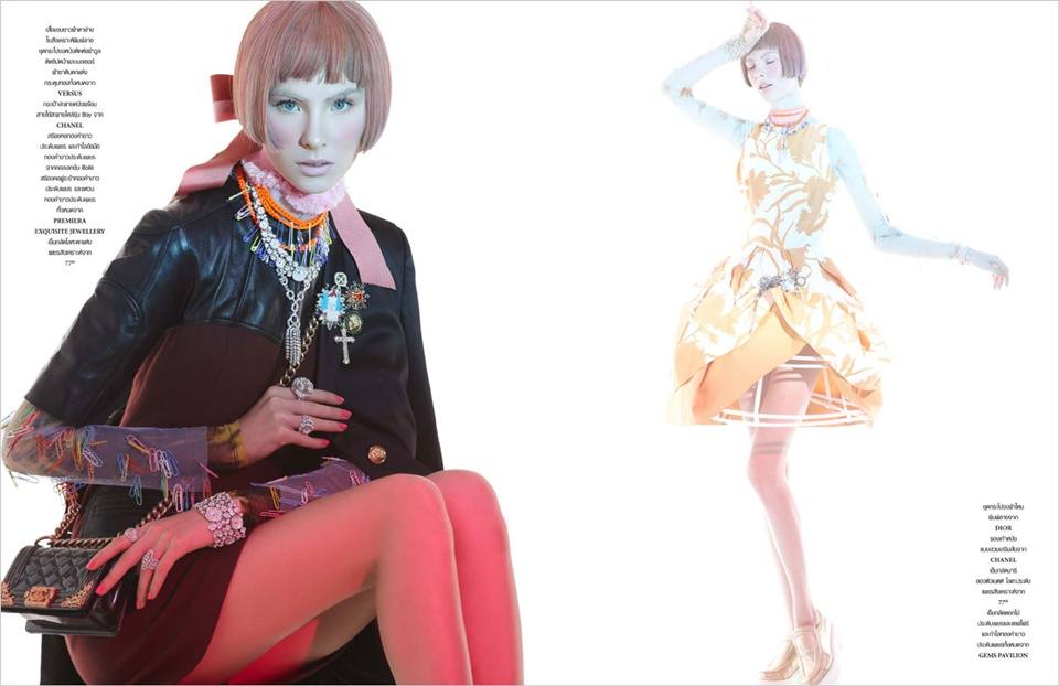 Polina @ L'Officiel Thailand vol.1 no.10 December 2012