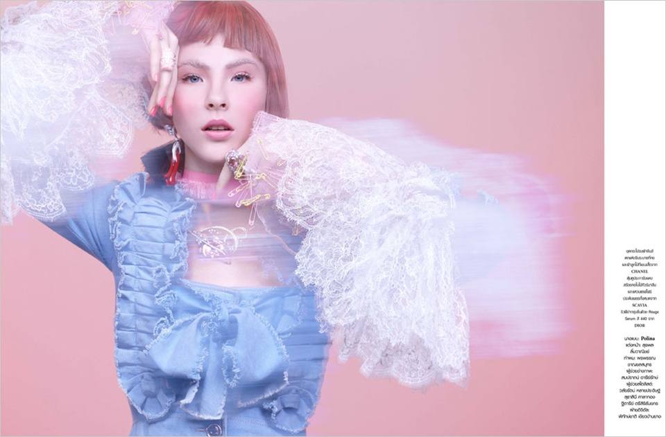 Polina @ L'Officiel Thailand vol.1 no.10 December 2012