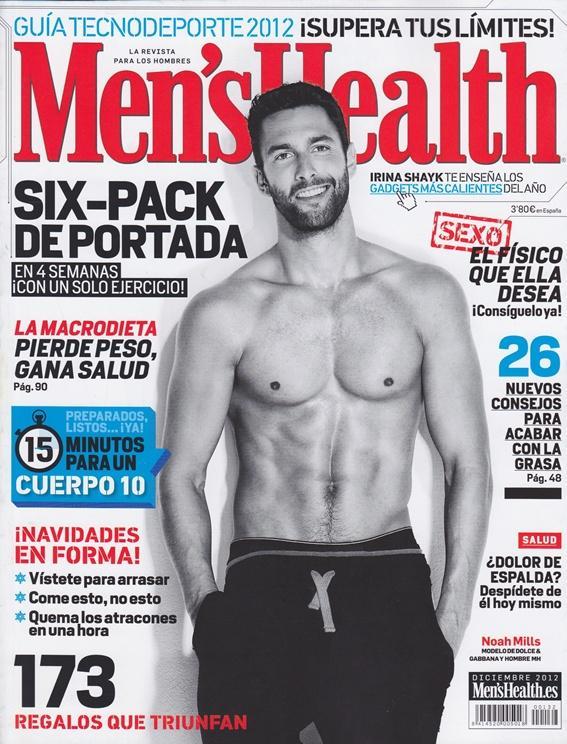 Noah Mills @ Men's Health Spain December 2012