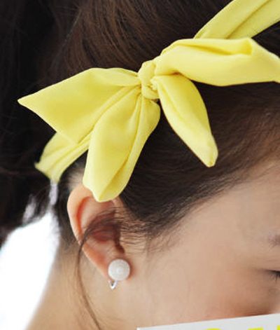 แฟชั่น ผมสวยด้วย โบว์ เก๋ ๆ เพิ่มความหวาน ให้กับตัวเอง