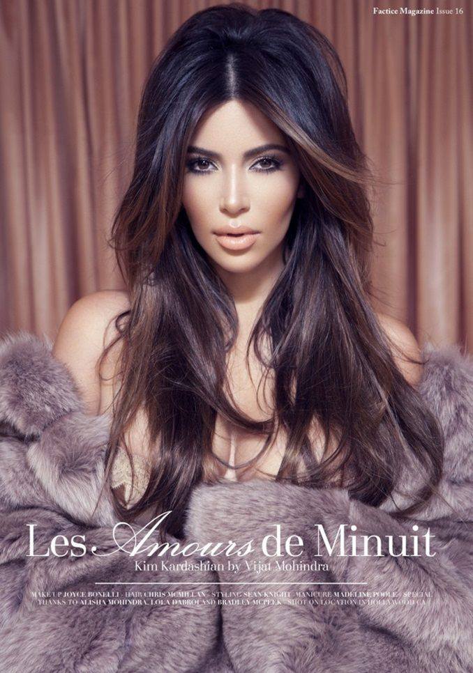Kim Kardashian @ Factice France issue 16 January 2013