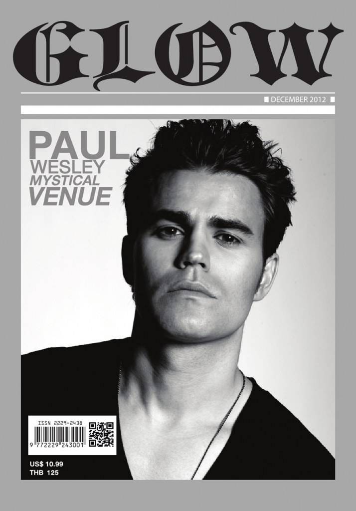 Paul Wesley @ GLOW vol.1 no.10 December 2012