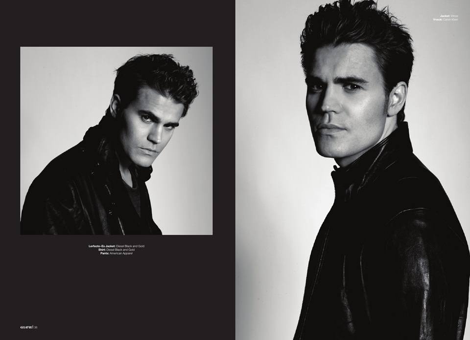 Paul Wesley @ GLOW vol.1 no.10 December 2012