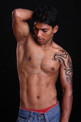 Young Indian Fitness Model