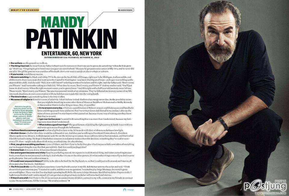 Esquire Magazine USA January 2013