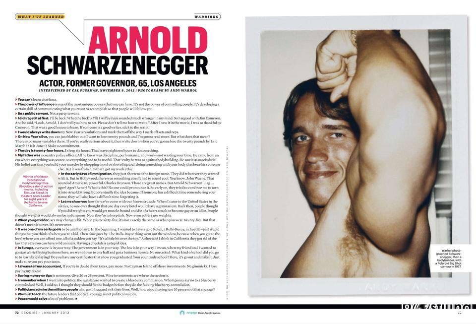 Esquire Magazine USA January 2013