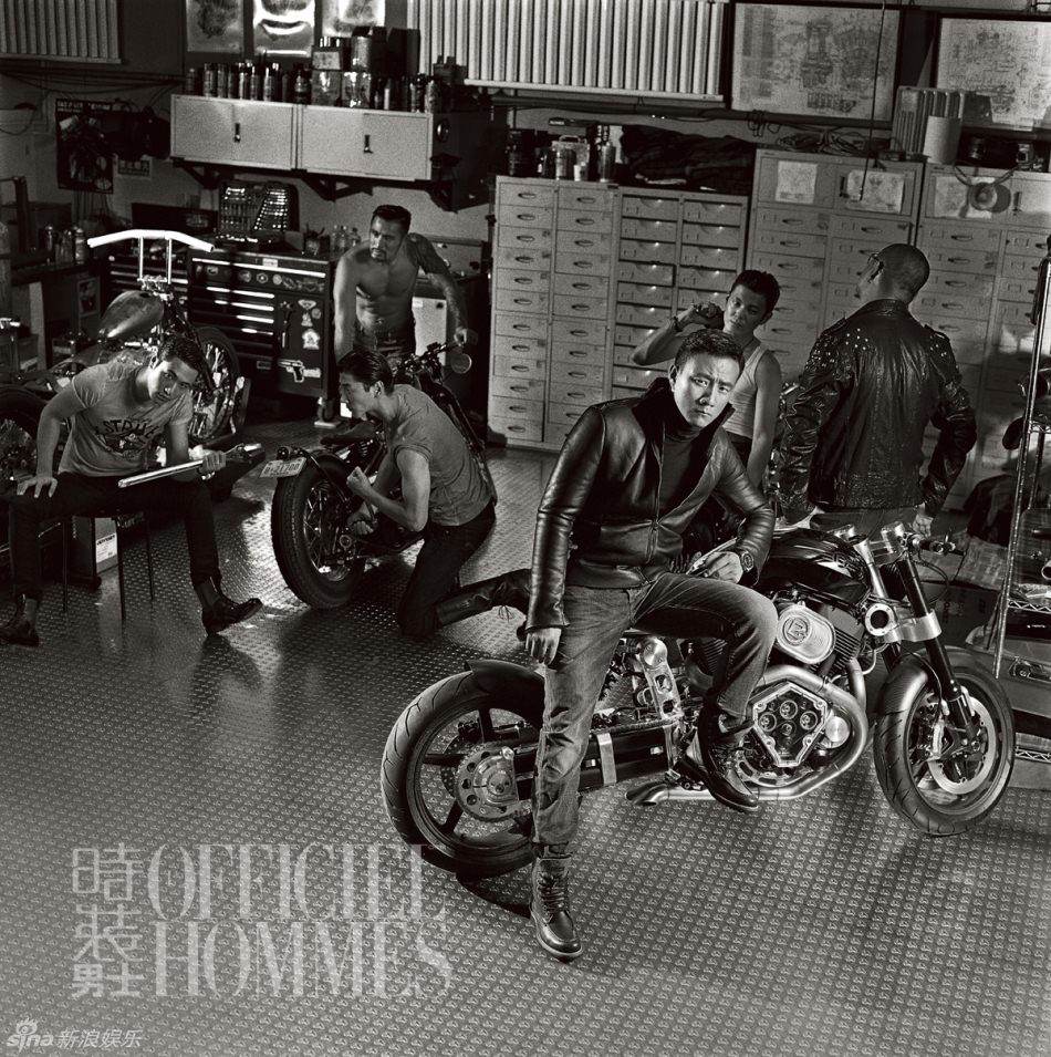 Hu Jun @ L'Officiel Hommes China December 2012