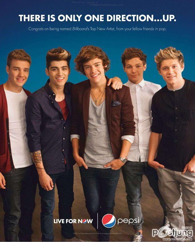 One Direction @ Billboard Magazine December 2012