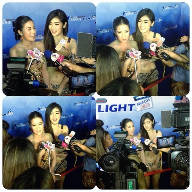 สุดซี๊ด! ใบเตย กระแต ประชันในงาน Star&rsquo;s Light Awards 2012