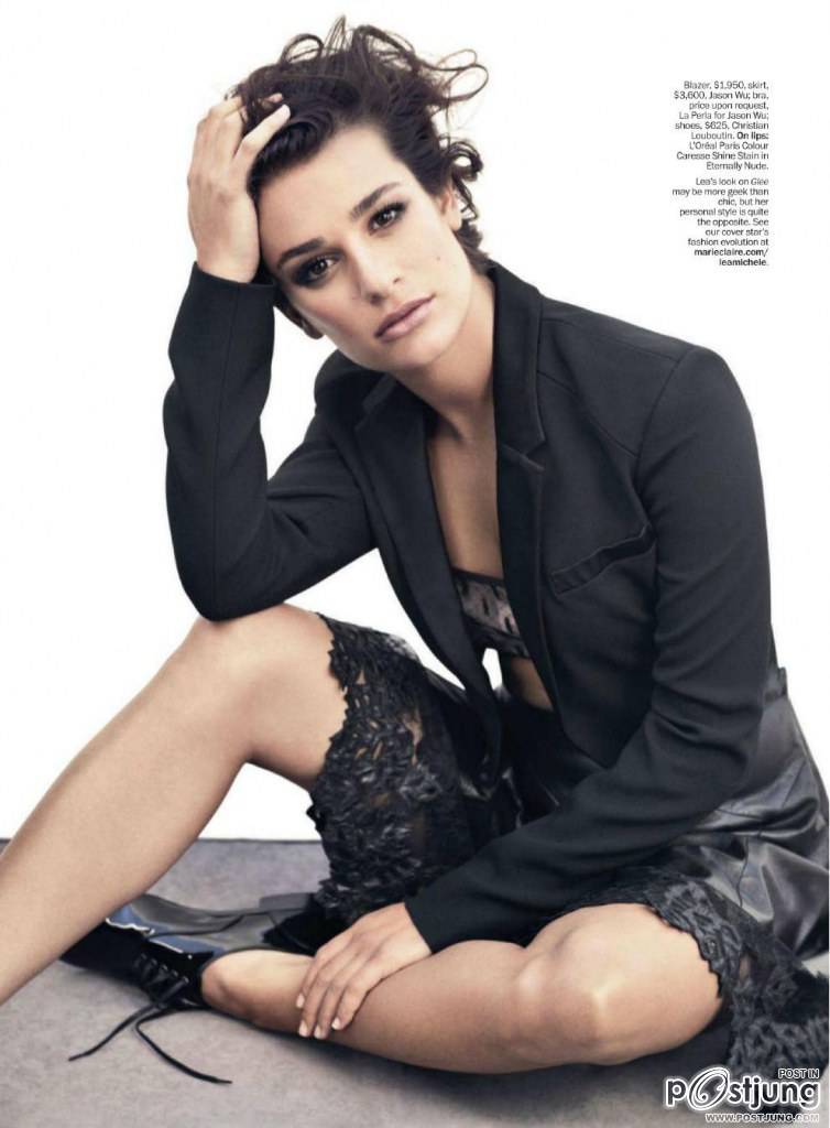 Lea Michele @ Marie Claire USA January 2013