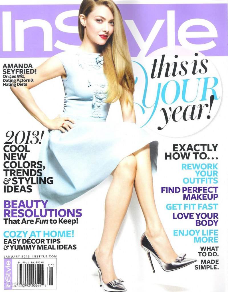 Amanda Seyfried @ InStyle US January 2013