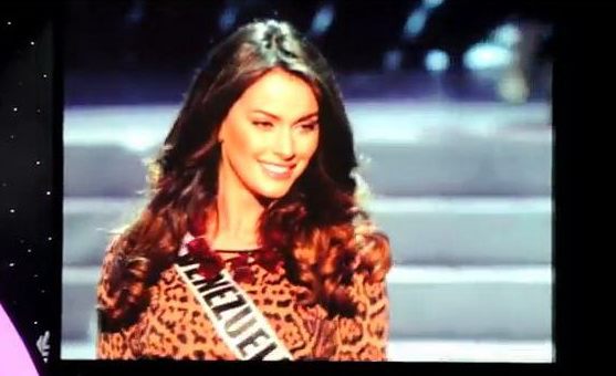 มิสเวเนซูเอล่า ได้รับเลือกให้ซ้อมเดินเหมือนวันจริงเป็นตัวอย่าง