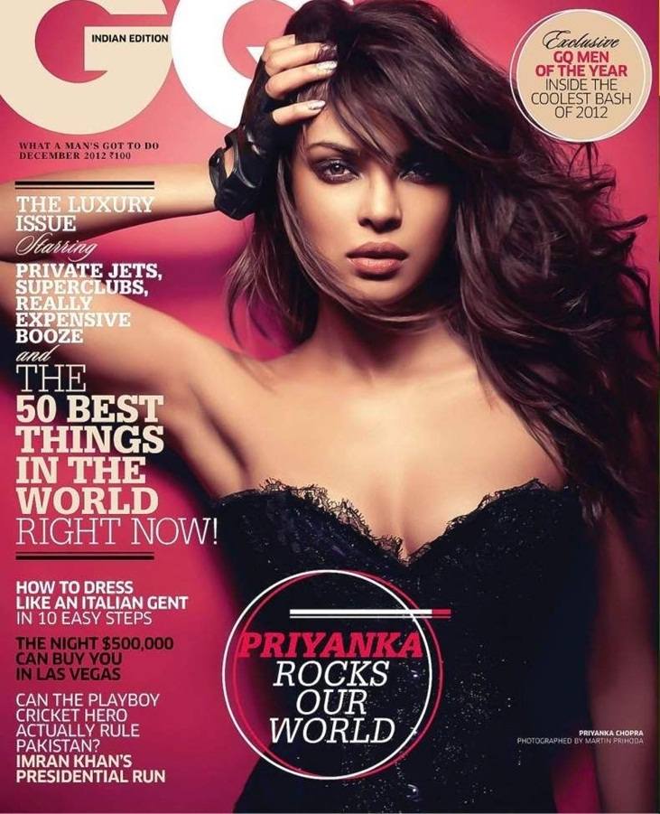 Priyanka Chopra @ GQ India December 2012