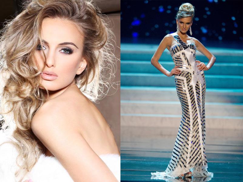 1 Miss Georgia, Tamar Shedania : Tamar, born in 1992, has spent time as a professional model before