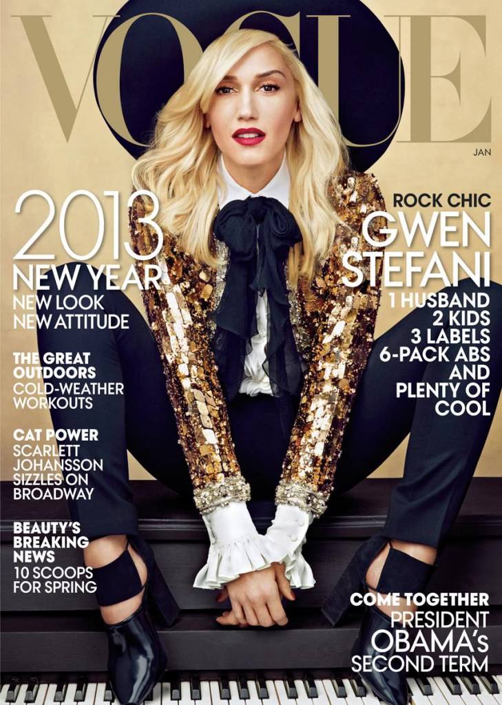 Gwen Stefani @ Vogue US January 2013