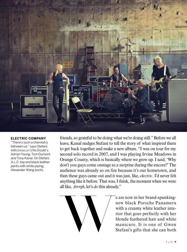 Gwen Stefani @ Vogue US January 2013