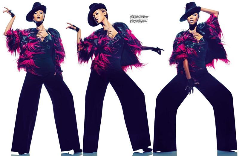 Tyra Banks @ Harper's Bazaar Singapore January 2013