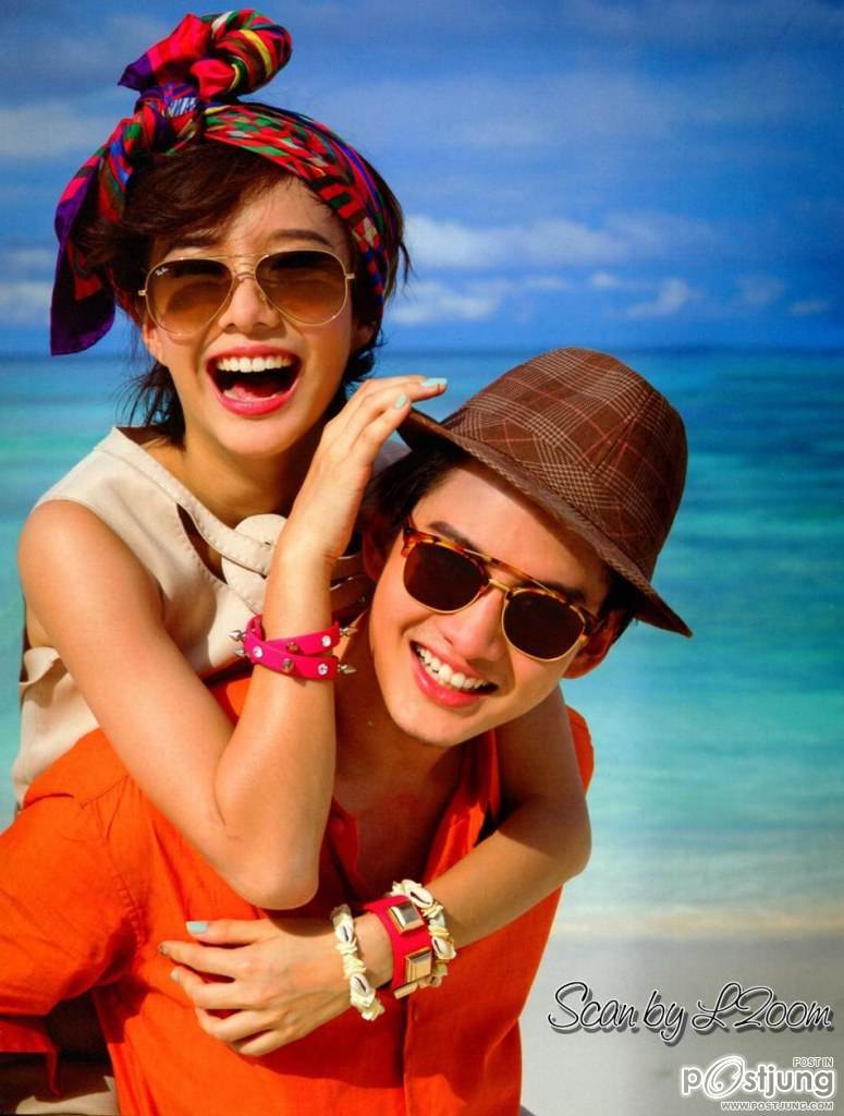 กอล์ฟ-พิชญะ & เต้ย-จรินทร์พร @ HONEYMOON+TRAVEL no.127 December 2012